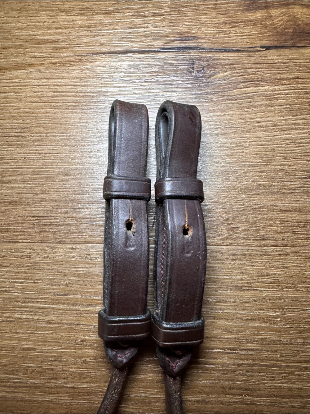 ๐ด Equipe Leather Reins in Havana ๐ด - Picture 3 of 6